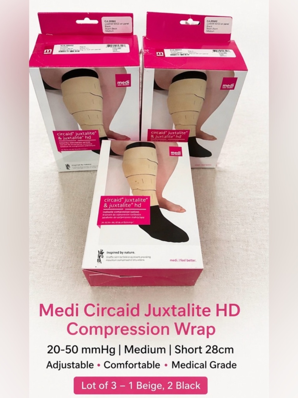 NEW Medi Circaid Conpression Wrap Set of 3